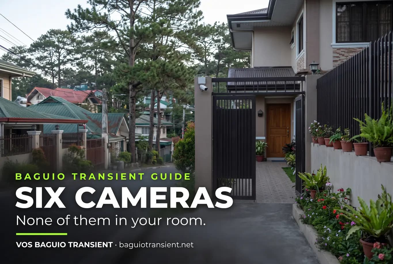 Baguio Transient House CCTV Security — What's Covered and What Isn't