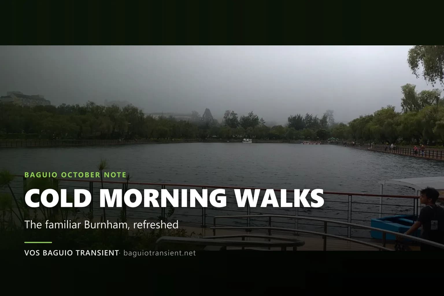 Baguio in October 2026: Jacket Mornings and a Calmer Burnham Lake