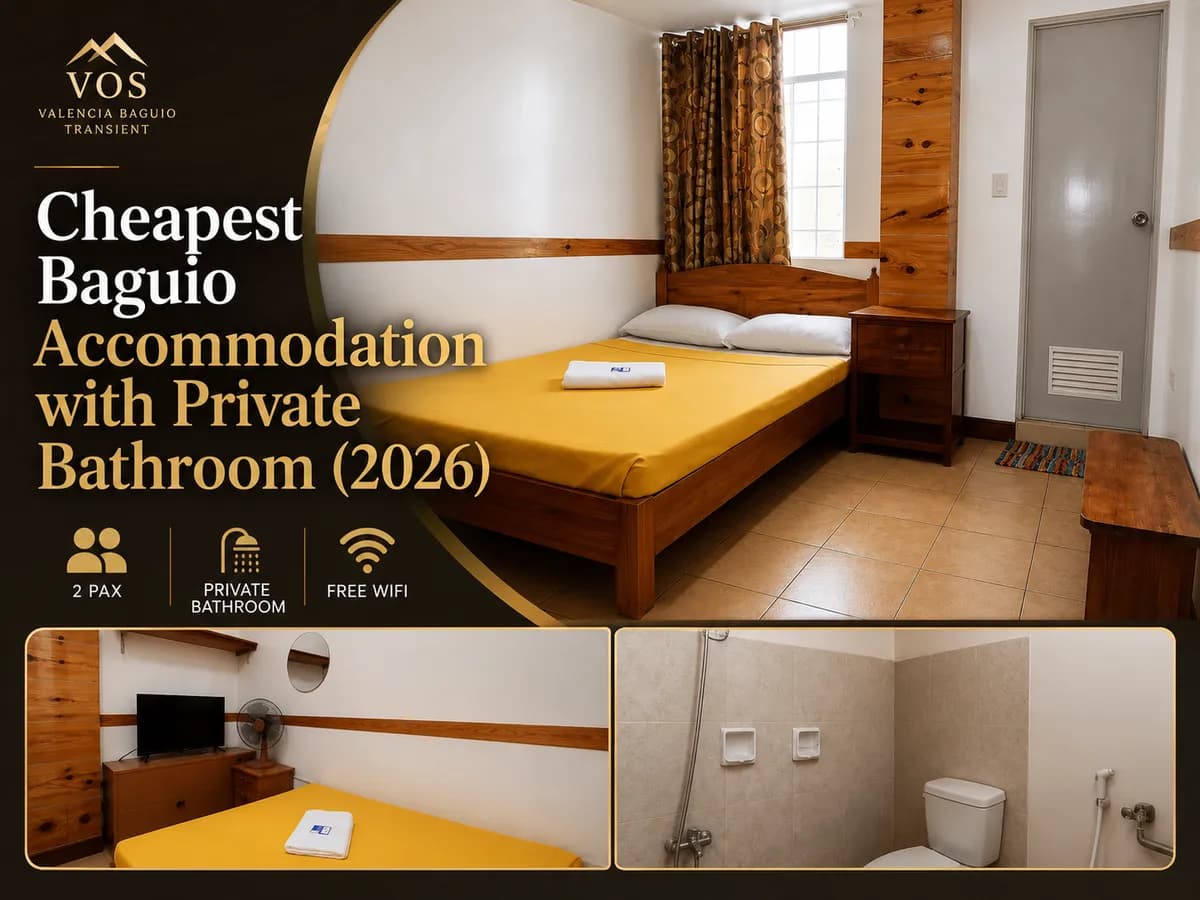 Cheapest Baguio Accommodation with Private Bathroom (2026)