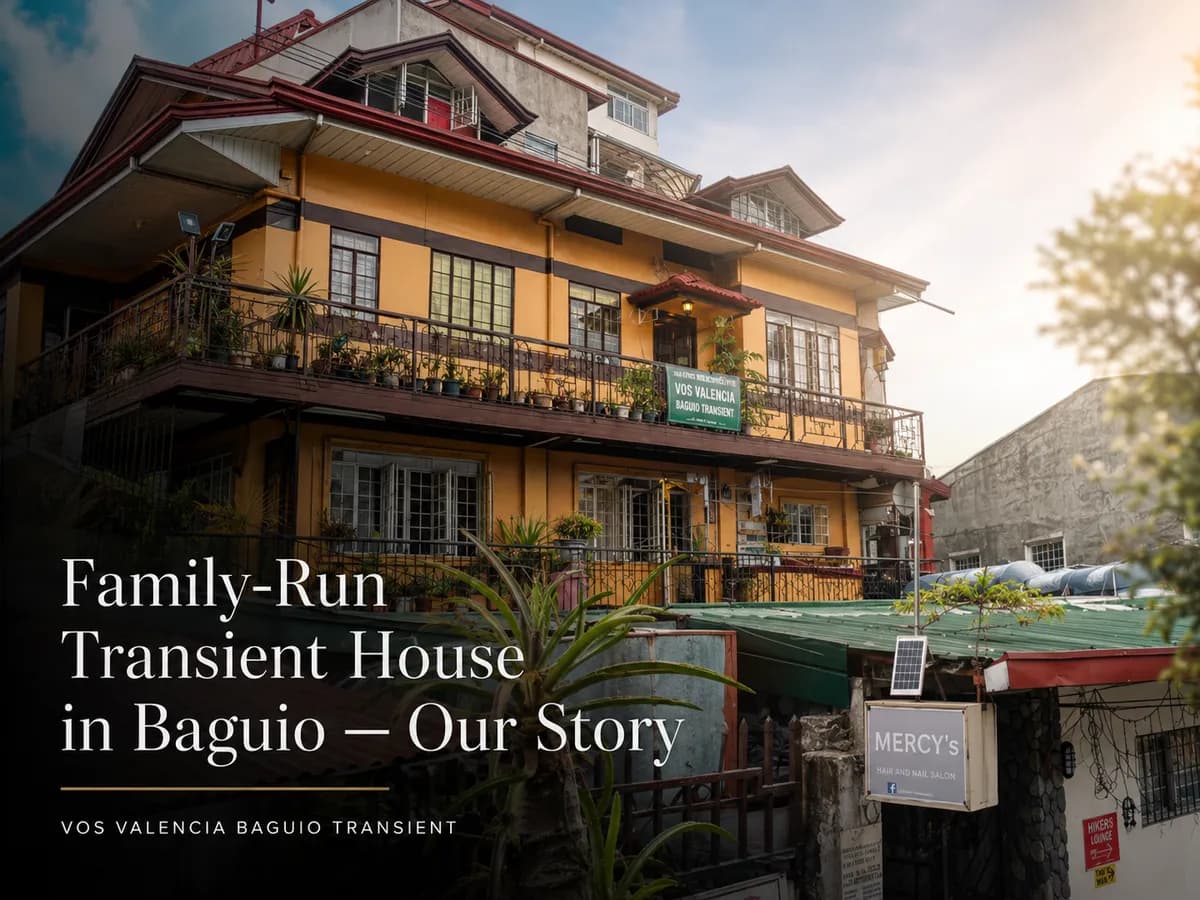 Family-Run Transient House in Baguio — Our Story