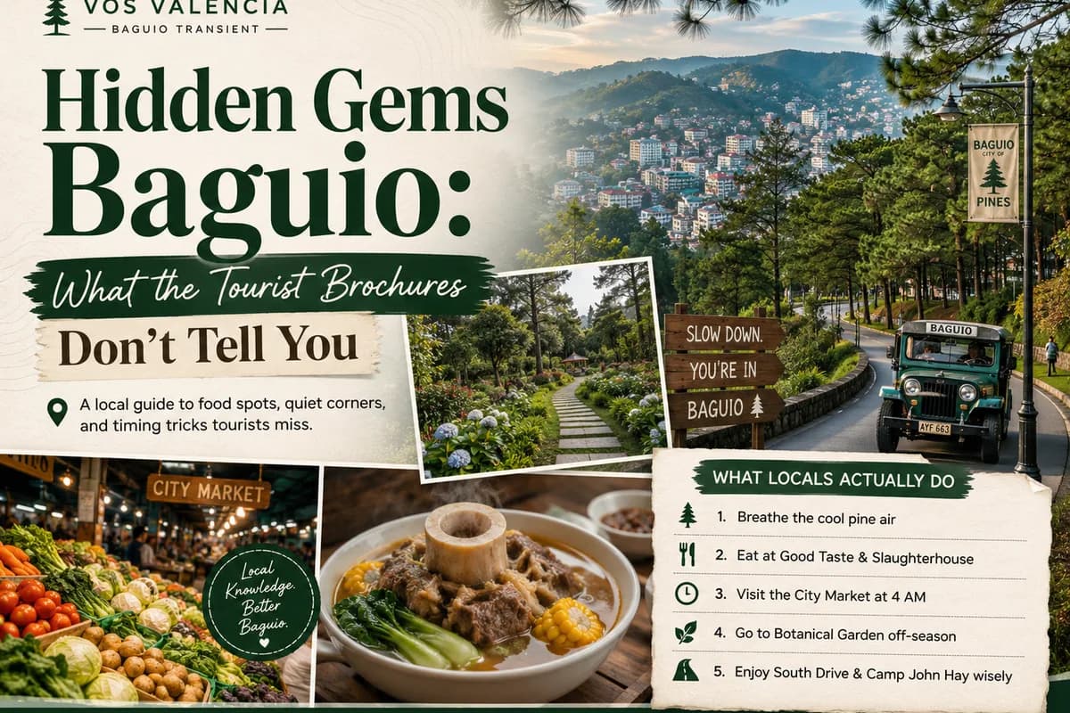 Hidden Gems Baguio: What the Tourist Brochures Don't Tell You