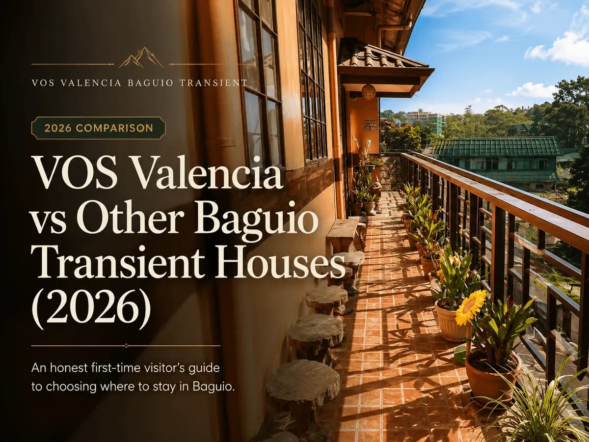 VOS Valencia vs Other Baguio Transient Houses (2026)