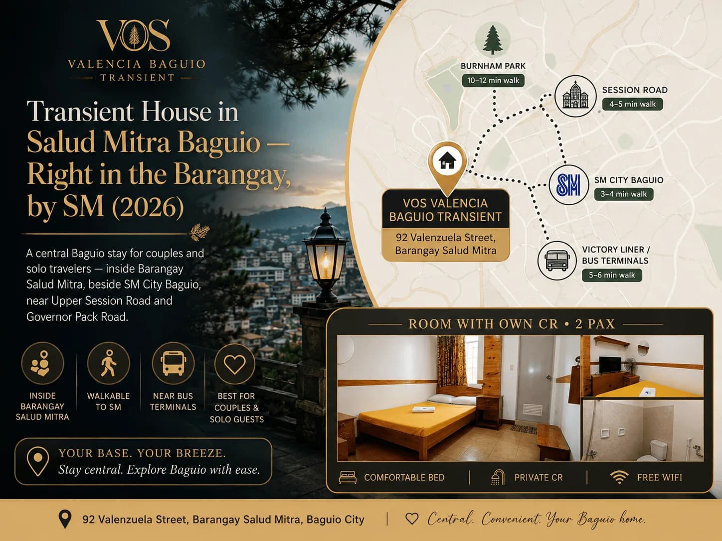 Transient House in Salud Mitra Baguio — Right in the Barangay, by SM (2026)