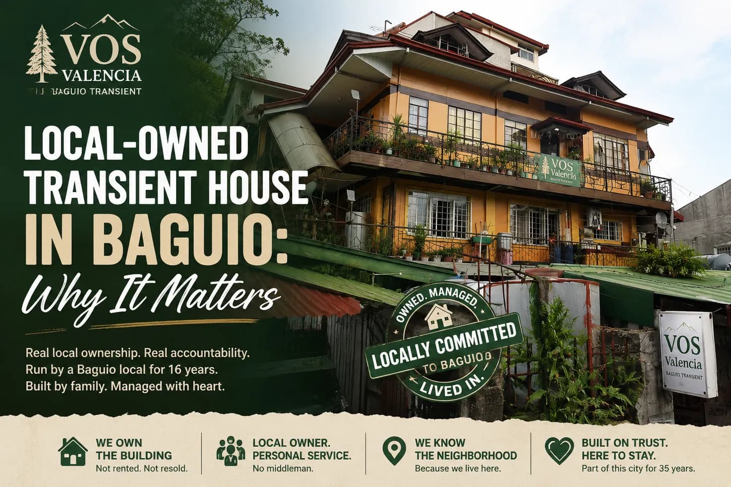 Local-Owned Transient House in Baguio: Why It Matters